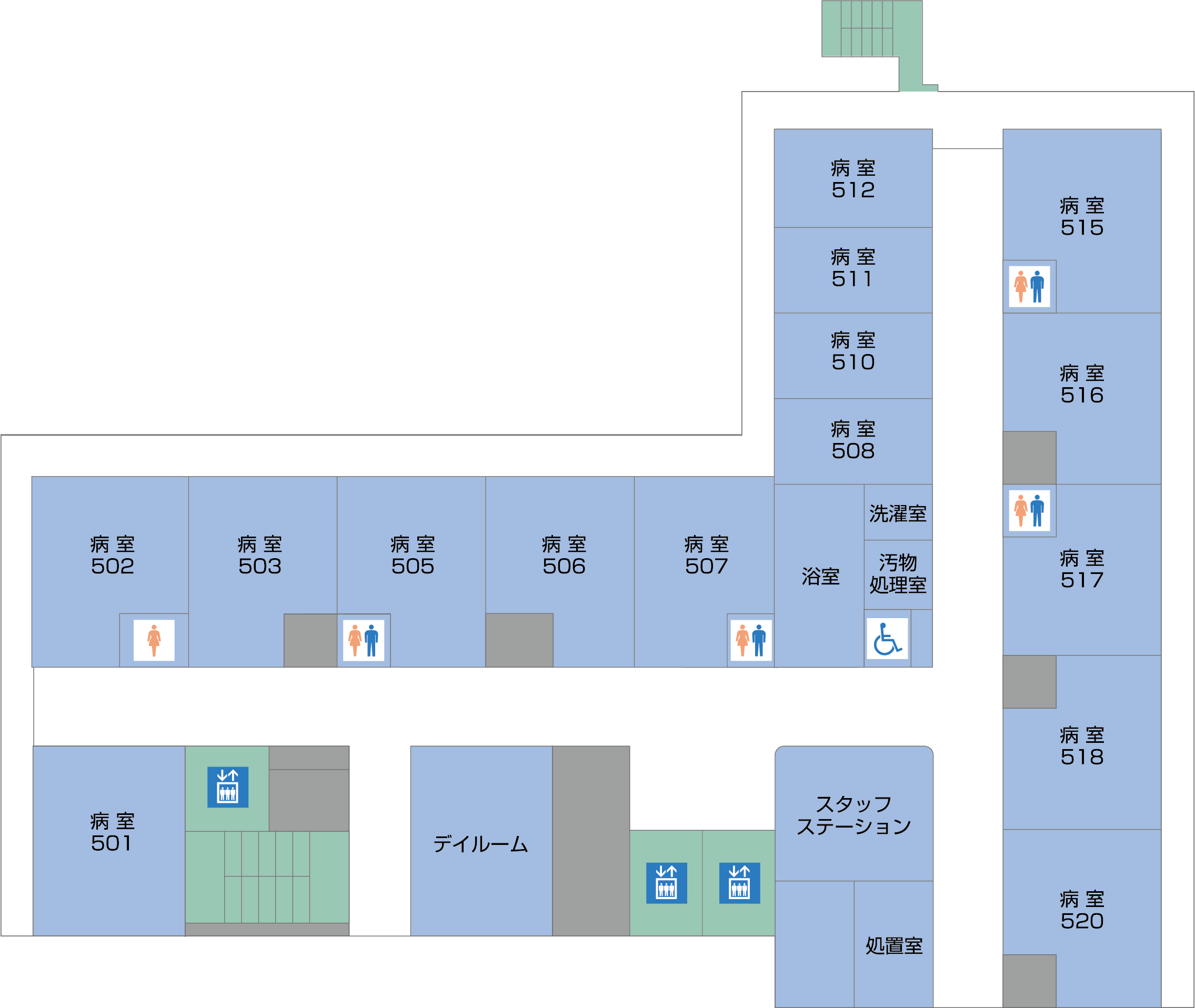 病院案内図_5階