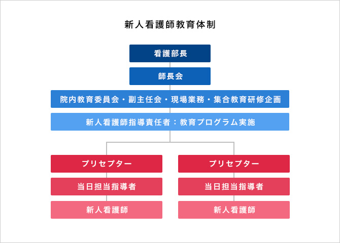 新人看護職員研修の指導体制