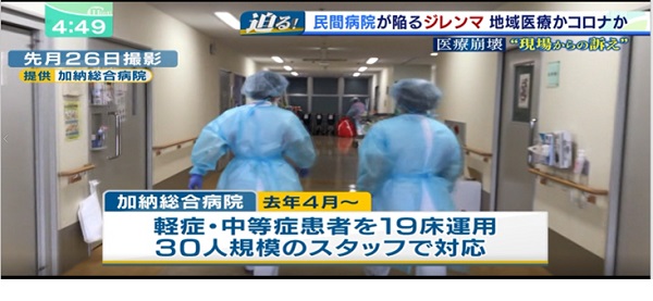毎日放送「ミント!」で紹介された加納総合病院の様子11