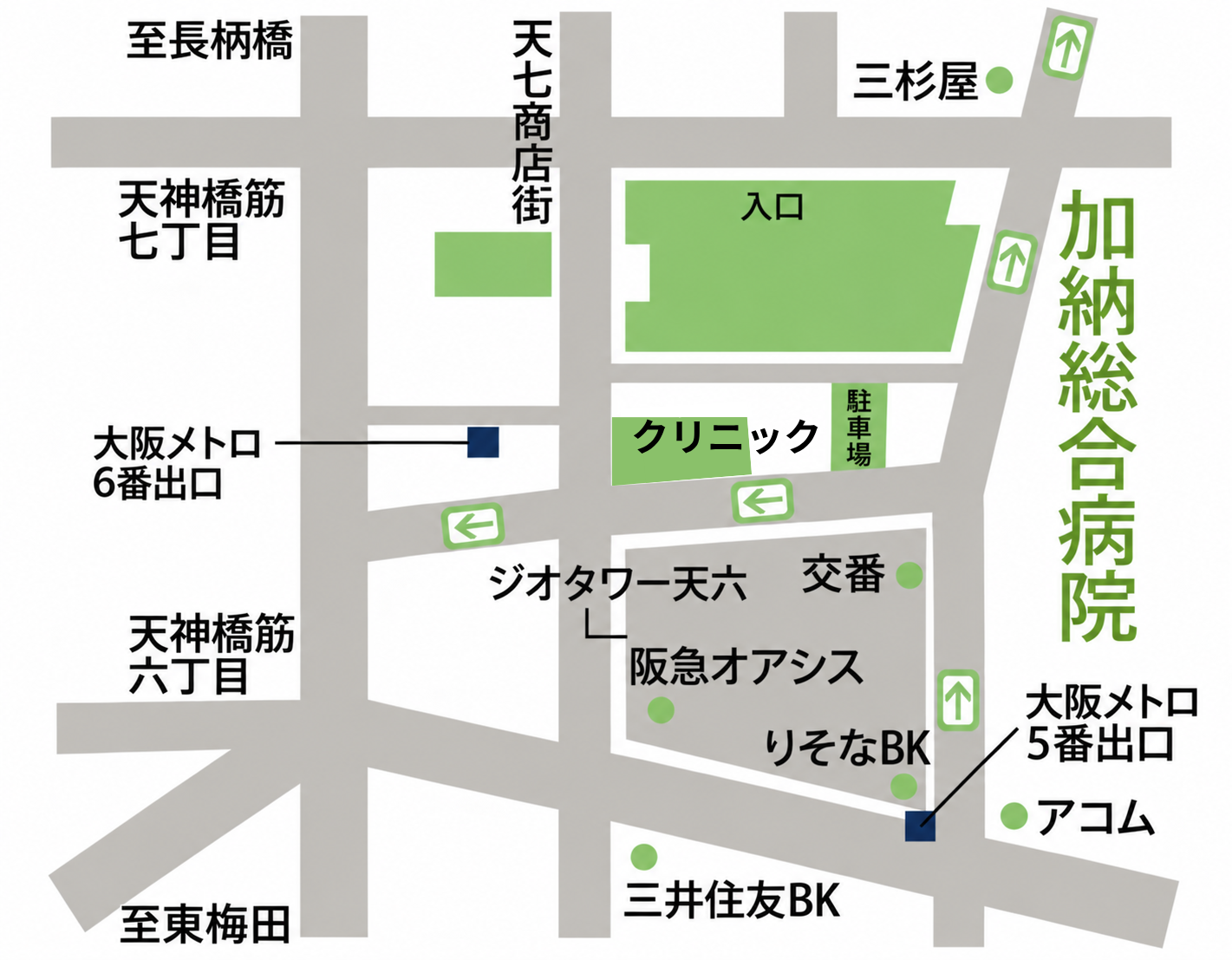 加納総合病院周辺地図